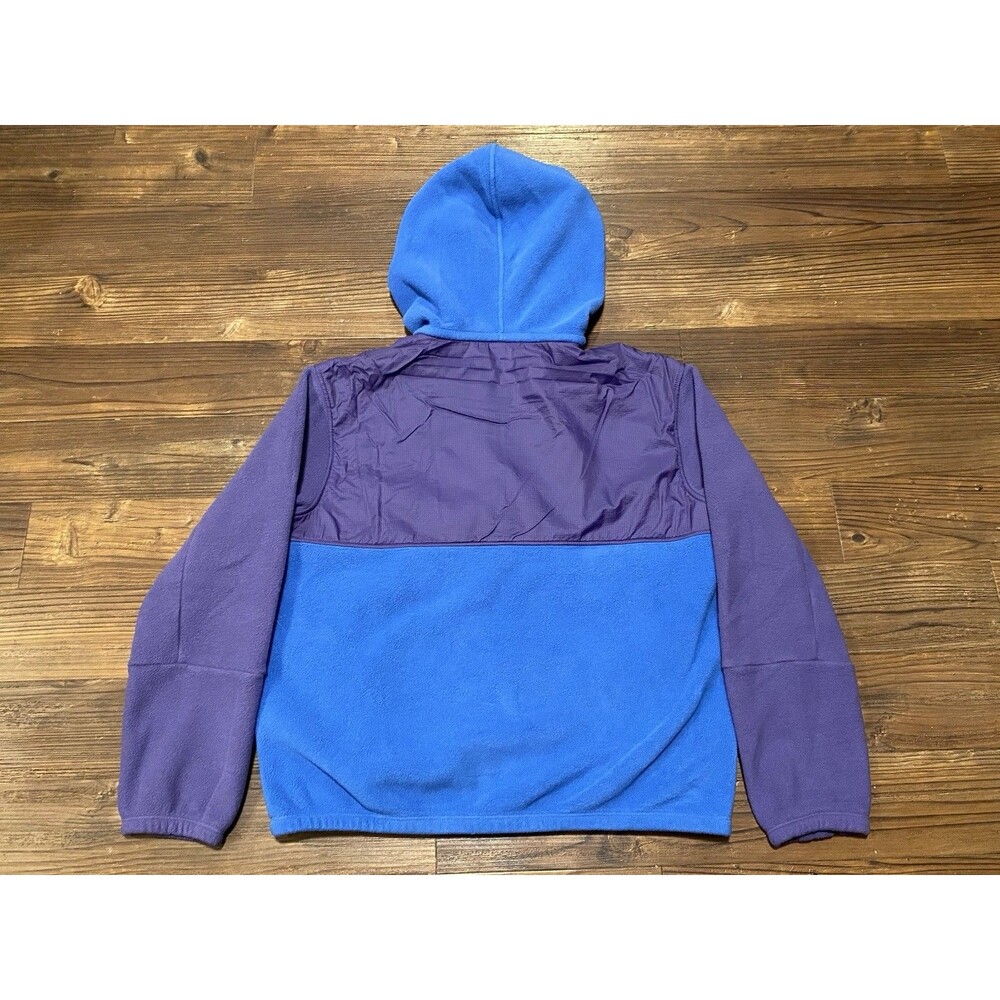 Patagonia Microdini Polar Fleece Hoodie Women’s Small Full Zip Colorblock Jacket - Picture 10 of 10